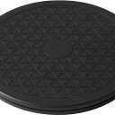 8 Inch Lazy Susan Turntable Organizer, Eichzer Premium Heavy Duty Black Rotating Swivel Stand with Steel Ball Bearings for Model/Rotating Plants/Crafts Stand/TV/Monitor/Laptop (360˚ Rotation)