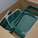 Icegirl 2-in-1 Garden Kneeler and Seat, Foldable and Portable Bench with EVA Foam Pad & 2 Large Tool Pouches, Perfect for Men Women Seniors