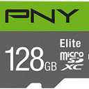 PNY 128GB Elite Class 10 U1 microSDXC Flash Memory Card - 100MB/s, Class 10, U1, Full HD, UHS-I, Micro SD (Pack of 1)
