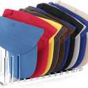 Hat Organizer for Baseball Caps, Acrylic Hat Rack for 12 Baseball Caps, Hat Holder Display and Organizer for Closet, Tabletop, Dressing Table (Transparent)