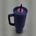 Owala Stainless Steel Triple Layer Insulated Travel Tumbler with Spill Resistant Lid, Straw, and Carry Handle, BPA Free, 40 oz