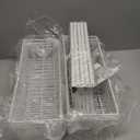 6 Tier Over the Door Pantry Organizer, Over the Door Spice Rack with Adjustable Baskets, Metal Hanging Door Pantry Organizers and Storage for Kitchen Bathroom Bedroom, White