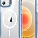ESR for iPhone 12/12 Pro Case, Compatible with MagSafe, Shockproof Military-Grade Protection, Scratch-Resistant Back, Magnetic Phone Case for iPhone 12/12 Pro, Classic Hybrid Case, Blue