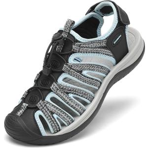 Dannto Women's Sport Hiking Sandals Closed Toe Outdoor Athletic Walking Sandal Lightweight Summer Water Shoes 40/9