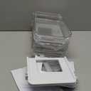 Delamu 2 Sets of 3-Tier Bathroom Under Sink Organizers and Storage, Multi-Purpose Stackable Pantry Organization and Storage, Pull Out Clear Kitchen Bathroom Cabinet Organizer with Movable Dividers | Storage, Multi-Purpose, Stackable, Pantry Organization, Pull Out, Movable Dividers (White)