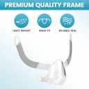 F20 Frame for AirFit F20 Full-Face Mask - Includes Frame, 2 Clips - Snug Fit, Comfortable Design - Compatible with AirFit F20