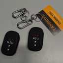 TANDRIVE Key Fob Cover for (5 Buttons) Honda 2026 2025-2022 Civic Accord CR-V HR-V Pilot and 2026 Passport, Silicone, 2-Pack, Black
