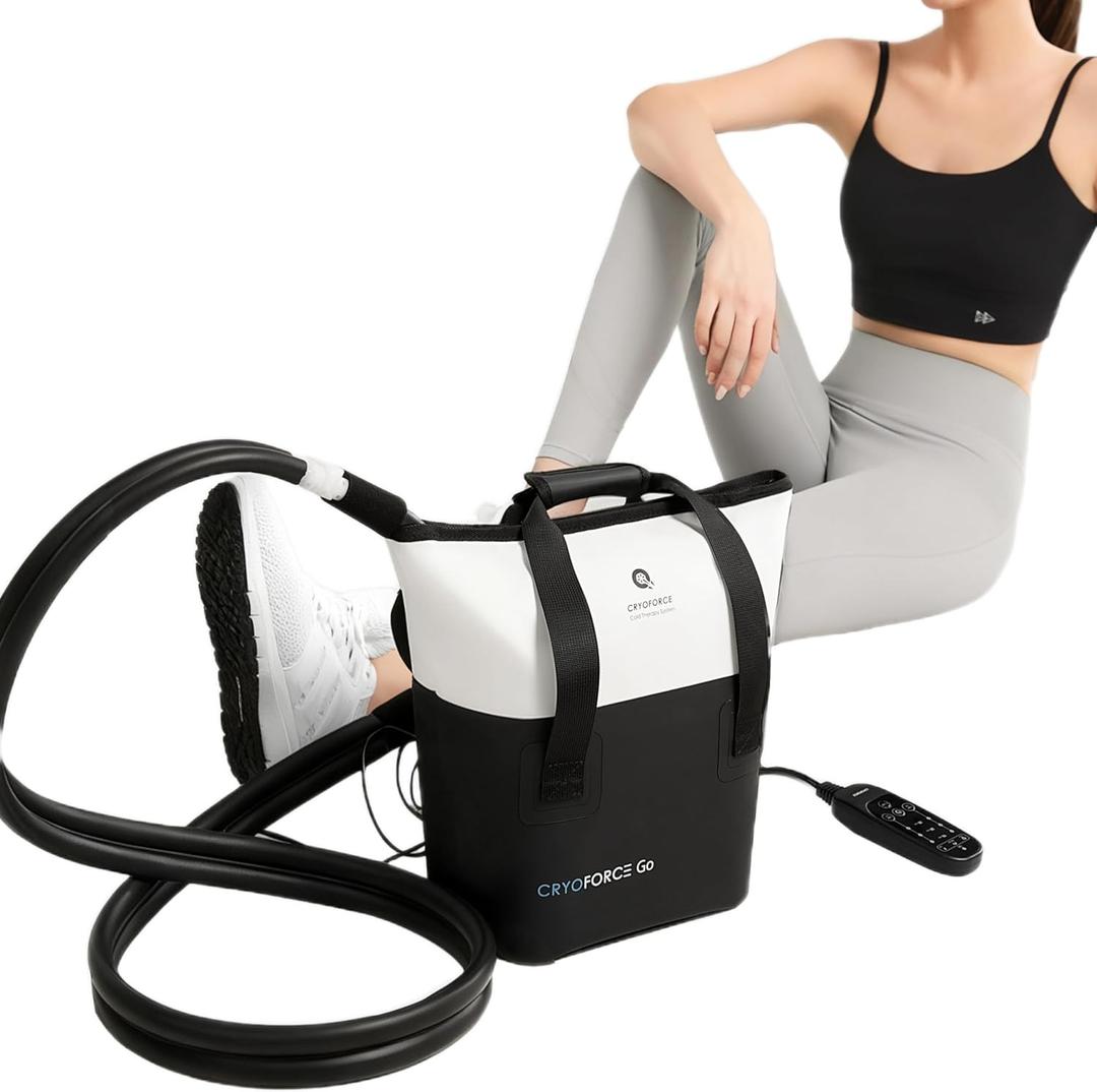 CF-2 Lightweight Cold Therapy Machine with Programmable Timer, Ice Therapy Machine for Knee After Surgery, 9QT Knee Cryotherapy Post Surgery, Lightweight ACL Cryotherapy Pain Relief System