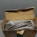 Metal Garden Hose 200 FT - Stainless Steel Garden Hose Leak-Proof with Layer Latex Core - 2025 Version/New Patented,Lightweight,Durable, Less-Kink Flexible Metal Water Hoses (Silver)