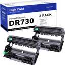 iNKPAD DR730 Drum Unit Compatible Replacement for DR-730 Drum Units to use with MFC-L2710DW MFC-L2750DW HL-L2390DW HL-L2395DW HL-L2350DW DCP-L2550DW HL-L2370DW Printers (2 Drum, NOT Toner)