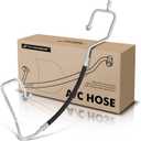 A-Premium A/C Discharge Line Hose Assembly Compatible with Hyundai Veloster, 2014 2015 2016, 1.6L, Turbocharged, Compressor to Condenser