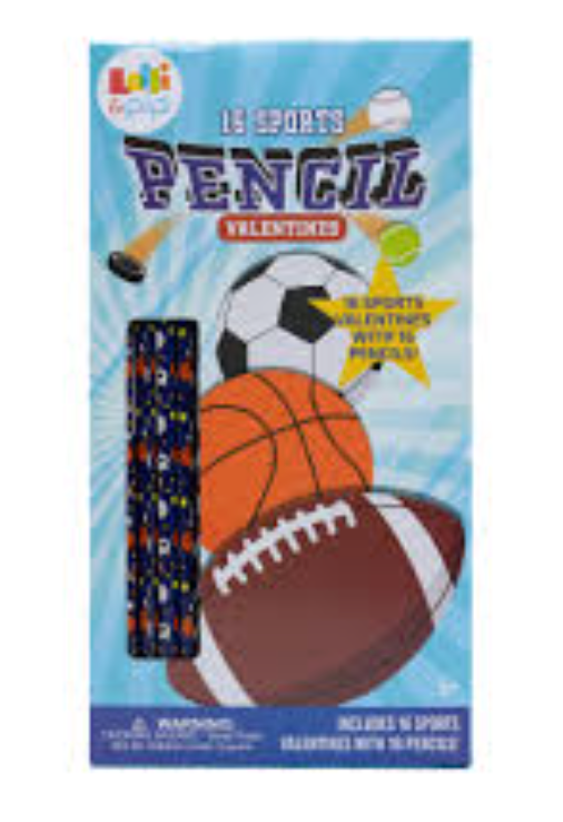 Lolli & Pip™ Sports Pencil Valentines Day Cards, 16 ct
2 Pack