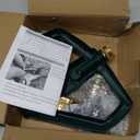 WEMADE Heavy Duty Metal Pulsating Sprinklers for Yard - 360 Degree Roating Automatic Water Sprinkler for Lawn with Metal Base, Impact Sprinklers for Large Area Covers Up to 85 Diameter