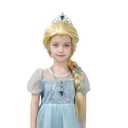 Long Braided Wigs For Kids Blonde Braided Wig For Girls Halloween Costume Wigs For Kids