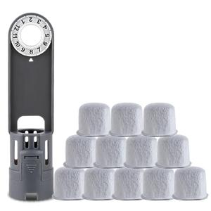 Anbige Replacement Parts Water Filter Holder with 12-pack Charcoal Water Filters,Compatible with Ninja coffee Makers(New)