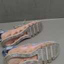 UMYOGO Women's Casual Walking Shoes Lightweight Breathable Mesh Athletic Running Shoes Fashion Slip-on Sock Sneakers Comfort Work  (9.5, Pink&blue)