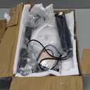 Floor Lamp, Standing Lamp, Torchiere Floor Lamp with Adjustable Reading Lamp, 71" Tall Pole Lamps, 3 Way Switch, Plastic Lampshade, Corner Floor Lamps for Living Room, Bedroom(E26 Base, No Bulb)-Black