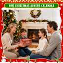 24Pcs Christmas Squishy for Party Favors Gifts, Stress Relief Toys for Goodie Bags Pinata Fillers, Stocking Stuffer for Kids, Treasure Box Carnival for Prizes Rewards, Fidget Squeeze Advent Calendar