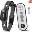 PATPET Shock Collar for Dogs - 4000FT Dog Training Collar with Remote, IPX7 Waterproof 4 Modes(Beep/Vibration/Shock/Safe) Dog Shock Collar, Rechargeable E-Collar for Small Medium Large Dogs(Dark Grey)