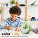 Visual Timer for Kids 60-Minute Countdown Timer with Optional Alarm, Focus Tool for ADHD & Autism, Time Management for Homework, Chores, Office, Kitchen, Teaching & Study Routines (Light Green)