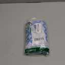 DriftAway Freda Jacobean Floral Linen Blend Blackout Thermal Insulated Energy Saving Privacy Window Linen Curtain Valance Rod Pocket 2 Layers Single 52 Inch by 18 Inch Plus 2 Inch Header Navy Beige