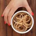 Upgrade Office Supply Rubber Bands, Office Supplies, Size #33 (3-1/2 in x 1/8 in), 600 Bands, 1 lb Bag, USA