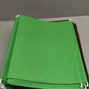 Smead Standard Hanging File Folders, 25 Count, Green, 1/5-Cut Adjustable Tabs, Letter Size (64061)