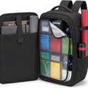Geetery Large 23'' Tcg Backpack for Board Game Mtg Deck Card Storage Bag Tcg Backpack for Deck Boxes Sleeved Cards Playmats Binder Space Board Game Storage Compatible with Magic The Gathering Travel, 22.8 x 13.7 x 8.6 inches