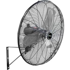 OEMTOOLS 24" Outdoor Wall Mount Fan, 80 Oscillating Fan 6800 CFM Max, Water Resistant, Use in Garage, Gym, Warehouse, Factory and Jobsite
