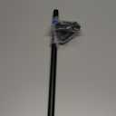 MIAOHUI Kitchen Rail with Hooks, Pan and Pot Hangers for Kitchen Wall Mount, Kitchen Utensil Rack with Removable S Hook, Aluminum (17.3inch_Black_5Hooks)