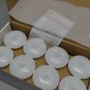 Homemory 24 Pack 3 Flameless Led Floating Candles, 200 Hour White Battery Operate Waterproof Tealights for Cylinder Vases, Centerpieces at Wedding Decor, Party, Pool