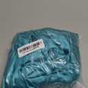 Realtix Satin Silk Backless Tube Tops Maxi Dress for Women Low Back Hollow Out Elegant Strapless Long Dresses Wedding Guest Aqua M