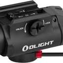 OLIGHT PL-3R Valkyrie Rechargeable Tactical Light, 1500 Lumens Rail-Mounted Weaponlight, LED Flashlight with Built-in Battery, Rail Locating Keys for 1913 Picatinny, GL Style (Black)