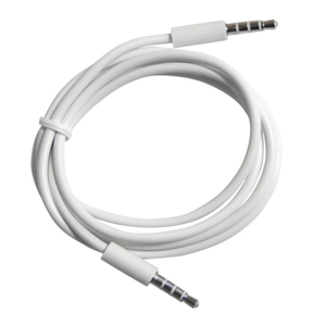 Length Cable, 3,5 Ft, Audio Cable , White, 4 pcs