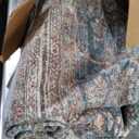 Loloi Magnolia Home by Joanna Gaines Banks Collection BAN-01 Ocean/Spice 8'-6" x 11'-6", .13" Pile Height, Machine Washable, Area Rug