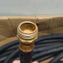 Continental Premium Garden Black Heavy Duty Cold Water Garden Hose, 5/8in Inside Diameter x 100ft Length, Male x Female Garden Hose Thread
