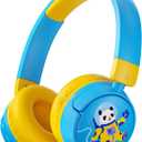 Kids Headphones Bluetooth for Boys, Toddler Headphones Wireless for School, 85/95dB Volume Limited, 50H Playtime, Bluetooth 6.0, Built in Mic, Fast Charging for Tablet, iPad, Cellphone