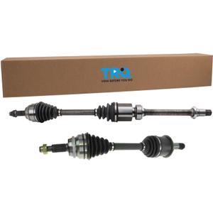 TRQ Front Driver & Passenger Side CV Axle Assembly Set for 04-06 Lexus RX330 07-09 RX350 05-07 Toyota Highlander 05-08 Solara