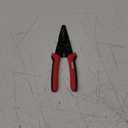 WGGE WG-015 Professional 8-inch Wire Stripper/Crimping Tool, Cable Cutter/Crimper, Wiring and Multi-Function Hand Tool, Red With Black