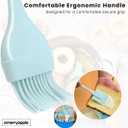 Mini Brush Mixing Scraper Silicone Spatula | Flexible & Durable | Food-Grade Non-Stick Silicone | Heat-Resistant & BPA-Fre | Easy to Clean & Reusable |Compact & Versatile Kitchen Utensil