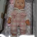 Enjoyin 12'' Baby Doll in Gift Box with Pink Cloths, Pacifier, 13''x13'' Microfabric Blanket, and Feeding Bottle. Gift Idea for Ages 3+