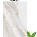 Marble Soap Dispenser, White Soap Dispenser Bathroom Kitchen Countertop - Lotion & Liquid Dispenser Soap Bottle (Rectangular)