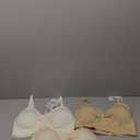 Lataly Womens Seamless Nursing Bra Sleeping Maternity Bralette for Breastfeeding Pack of 3 (Large)