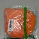 Dwnval Long Sleeve Shirts for Women - Basic Slim Fit Double Lined Square Neck Crop T Shirt(Orange, S)