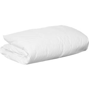 National Allergy Premium 100% Cotton Duvet Comforter Protector - Twin Size - 66" x 86" - White - Breathable 300 Thread Count Hypoallergenic Cover - Zippered Encasement - Bedding Linen