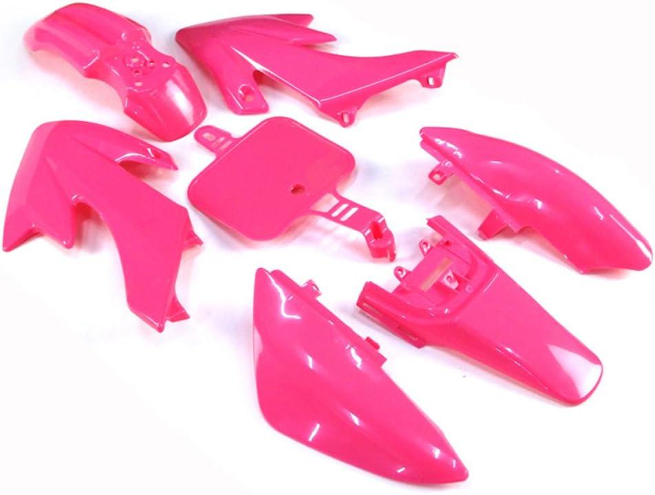 Pink Strength Plastic Fairing Body Cover Kits For Honda XR50 CRF50 Piranha SSR Thumpstar Stomp Coolster SDG GPX DHZ CRF50 XR50 50cc 70cc 90cc 110cc 125cc 140cc 150cc 160cc Dirt Pit Bike