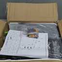 GILLAS Wall-Mounted Iron Board with 3 Storage, Ironing Board Full Size, Tabletop Ironing Stand, Iron Table for Home, Apartment, Rustic Brown