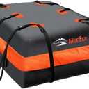 MeeFar 20 Cu.ft. Car Roof Top Cargo Carrier Soft Shell Waterproof Bag Fit for All Cars with/Without Rack