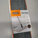Superio Miracle Mop Set - Microfiber Flat Mop, Wet and Dust Mop, Best for Vinyl Plank, Hardwood, Laminate, Tile Flooring, Wall, with Aluminum Telescopic Handle, Velcro Microfiber Mop Pad, Grey