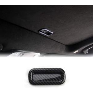 Crosselec Carbon Fiber Roof Sun roof Handle Cover Trim Decor For Dodge Charger 2011-2021